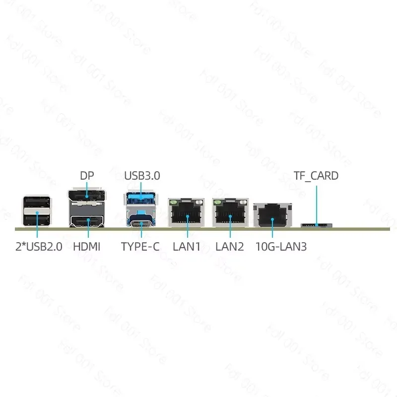 Mini Itx Dual 2.5G Nas Motherboard - เมนบอร์ด Mini ITX สำหรับ NAS พร้อมพอร์ต