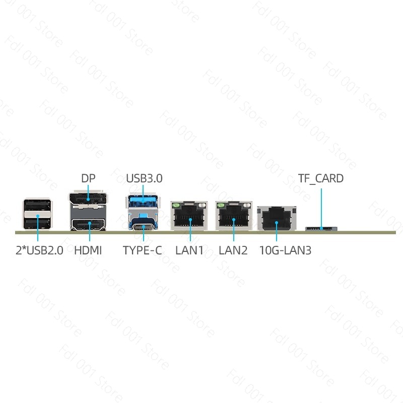 Mini Itx Dual 2.5G Nas Motherboard - เมนบอร์ด N100 รองรับ Dual 2.5G 10G