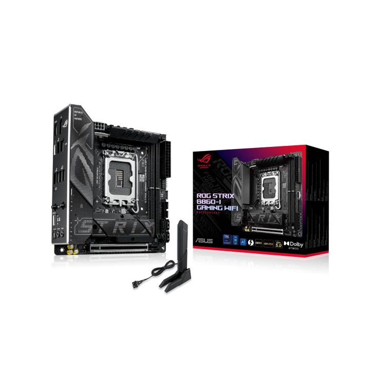 Lga1851 Gaming Motherboard - เมนบอร์ดใหม่ 2025 ROG STRIX B860-I GAMING