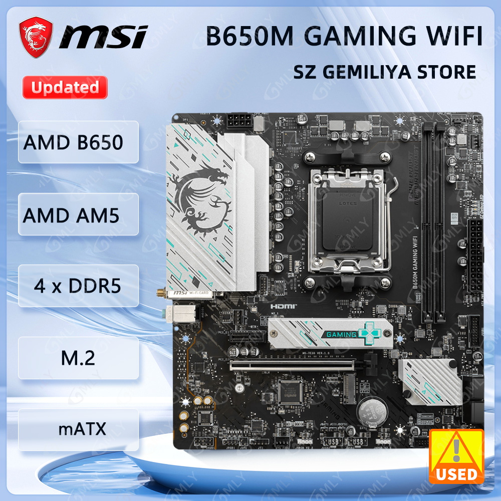 X870E Atx Motherboard - MSI B650M GAMING WIFI ซ็อกเก็ตเมนบอร์ด AM5