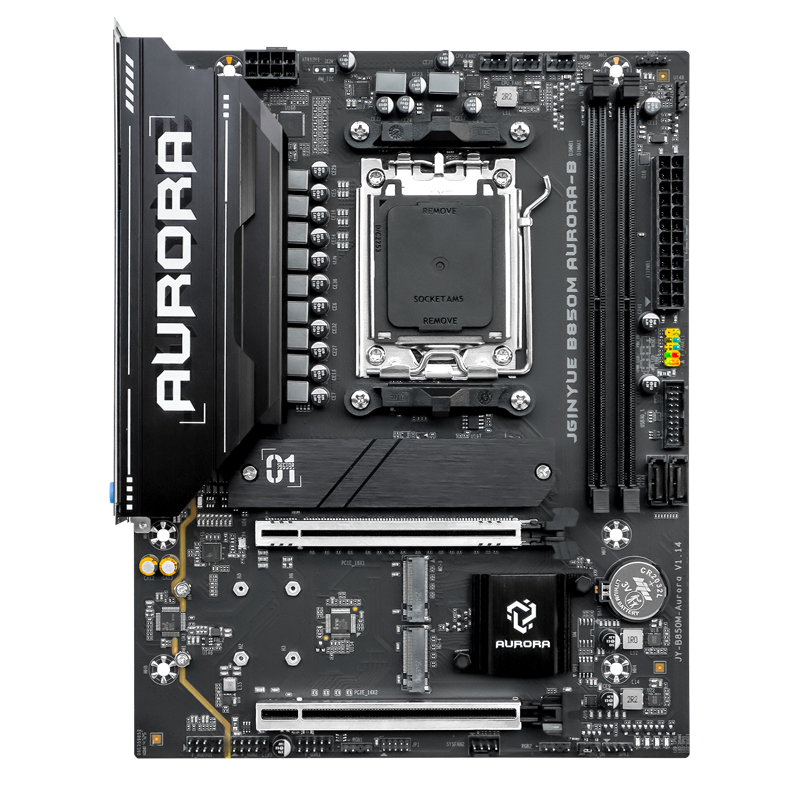 เมนบอร์ด JGINYUE B850M AURORA- - Am5 Micro Atx Pcie 5.0 Motherboard บทวิจารณ์และราคา