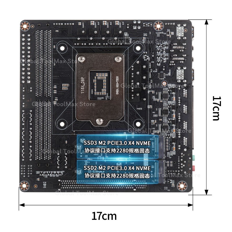เมนบอร์ด Mini ITX C246 LGA1151 - Mini Itx Dual 2.5G Nas Motherboard บทวิจารณ์และราคา