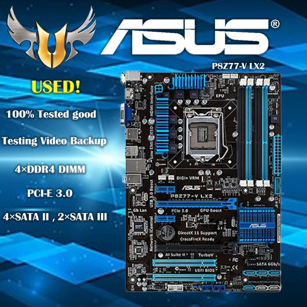 Asus P8Z77-V LX2 P8Z77V LX จัด - X870E Atx Motherboard บทวิจารณ์และราคา