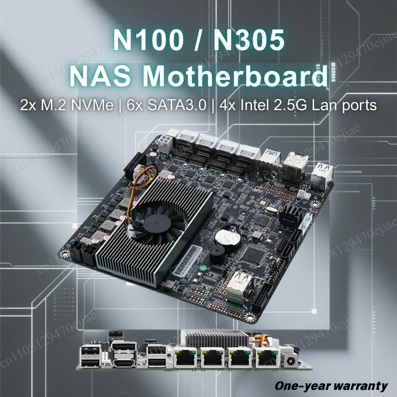 เมนบอร์ด N100 Mini ITX NAS DDR - Mini Itx Dual 2.5G Nas Motherboard บทวิจารณ์และราคา