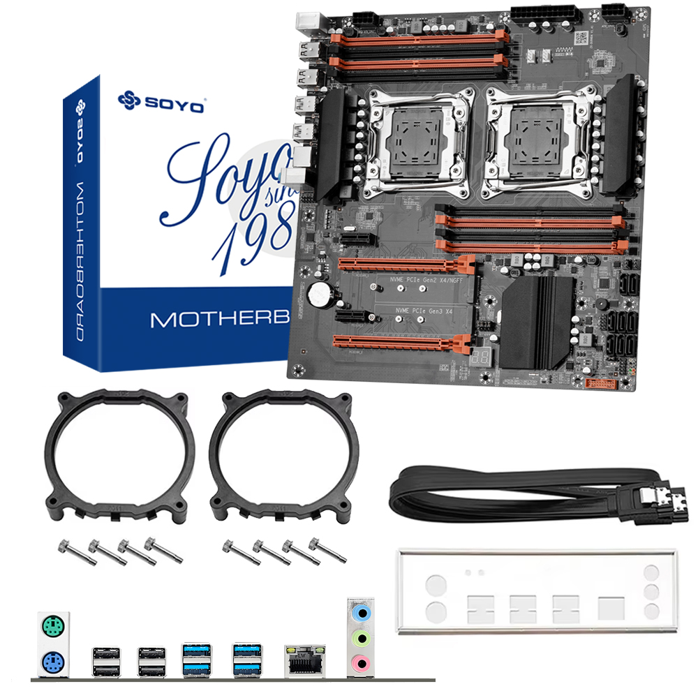 เมนบอร์ดสำหรับเล่นเกม SOYO X99 - Dual Lga2011-3 Server Motherboard Combo บทวิจารณ์และราคา