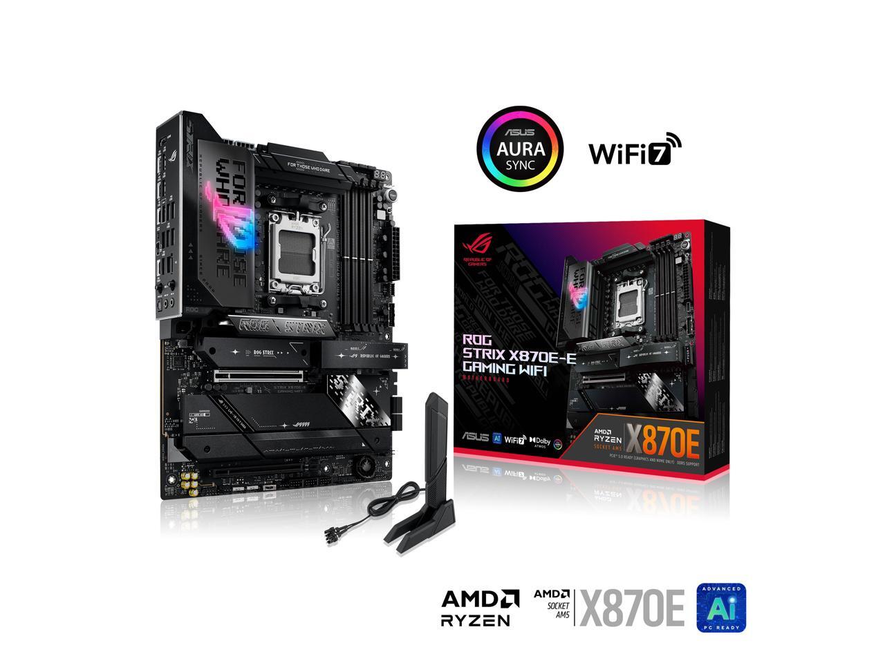 เมนบอร์ด ASUS ROG STRIX X870E- - X870E Atx Motherboard บทวิจารณ์และราคา